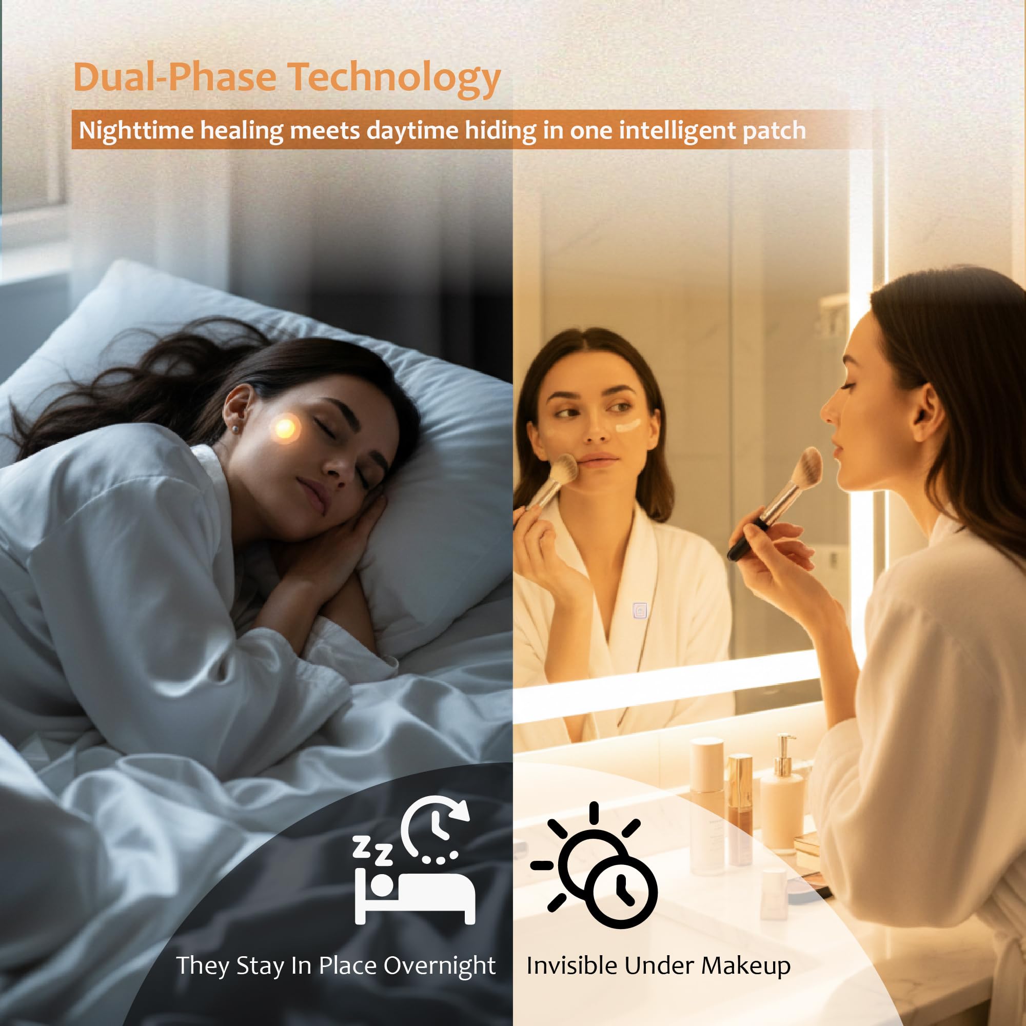 BitMark Care overnight hold helps patches stay in place.