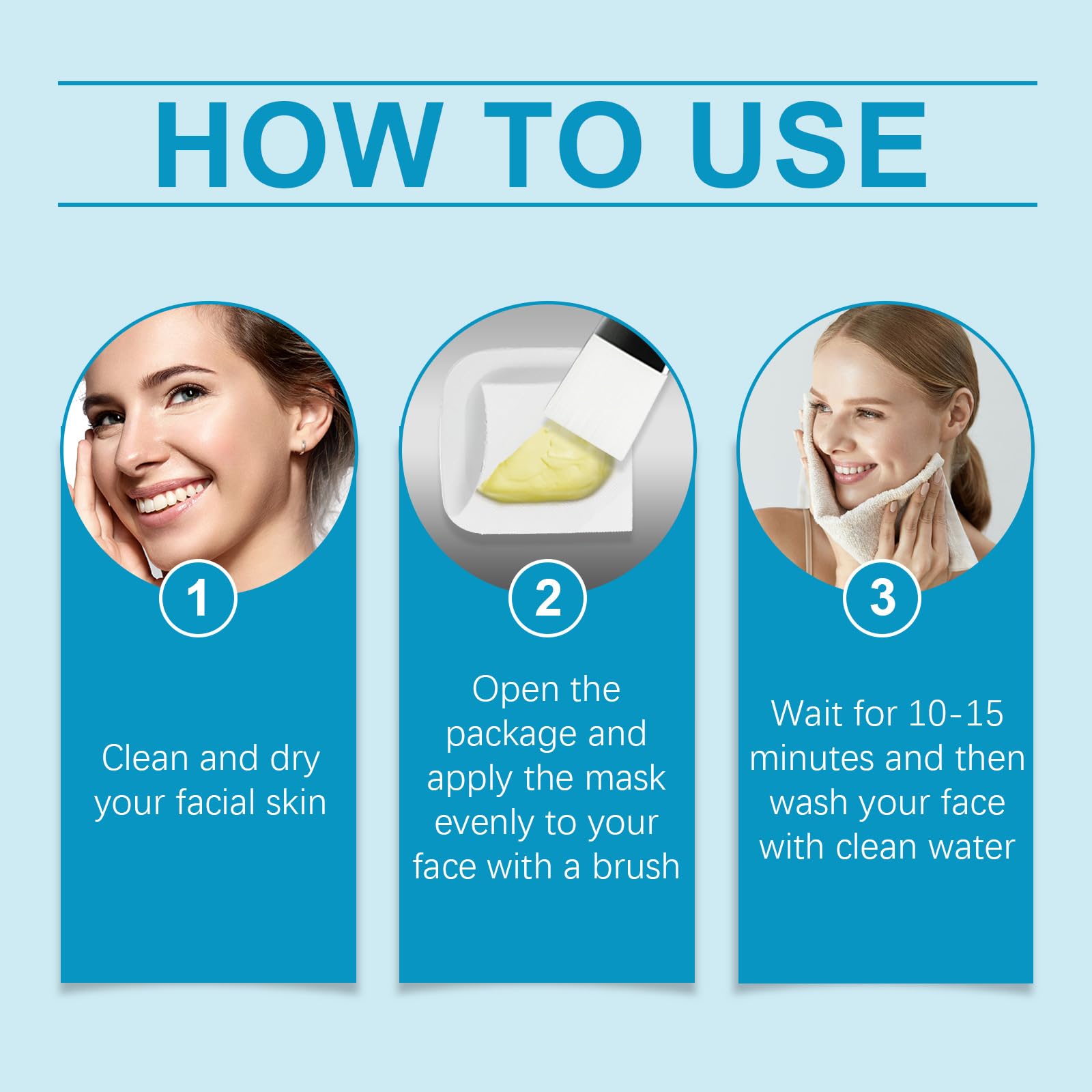 Biuhorey facial mask demonstrates tightened pores and smoother texture