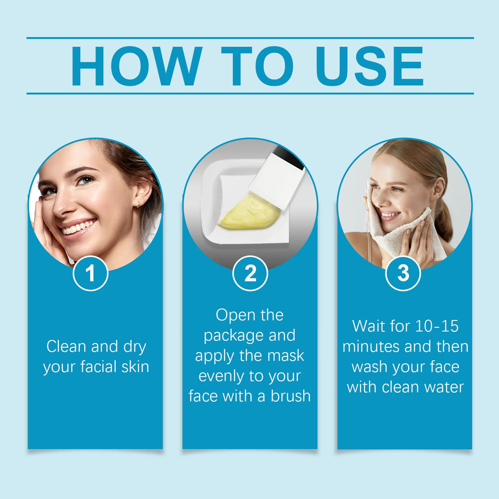Biuhorey facial mask demonstrates tightened pores and smoother texture