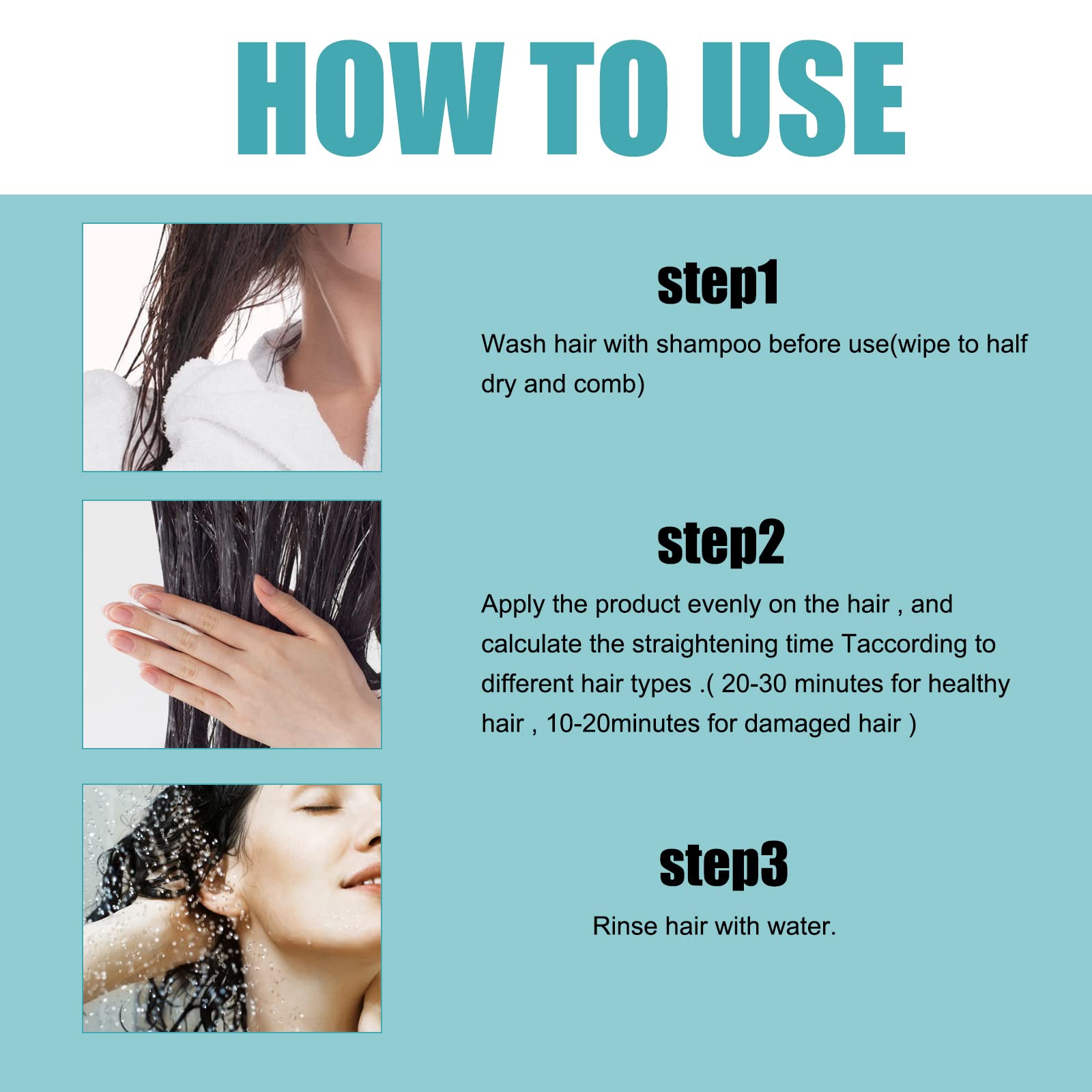 Biuhorey product helping damaged curls become smoother