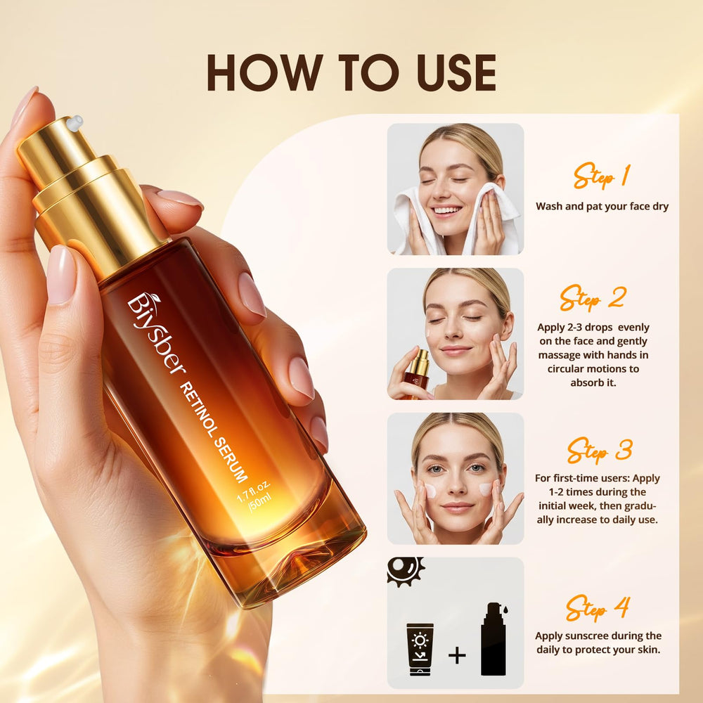Coffret cadeau BIYSBER sérum retinol-collagène