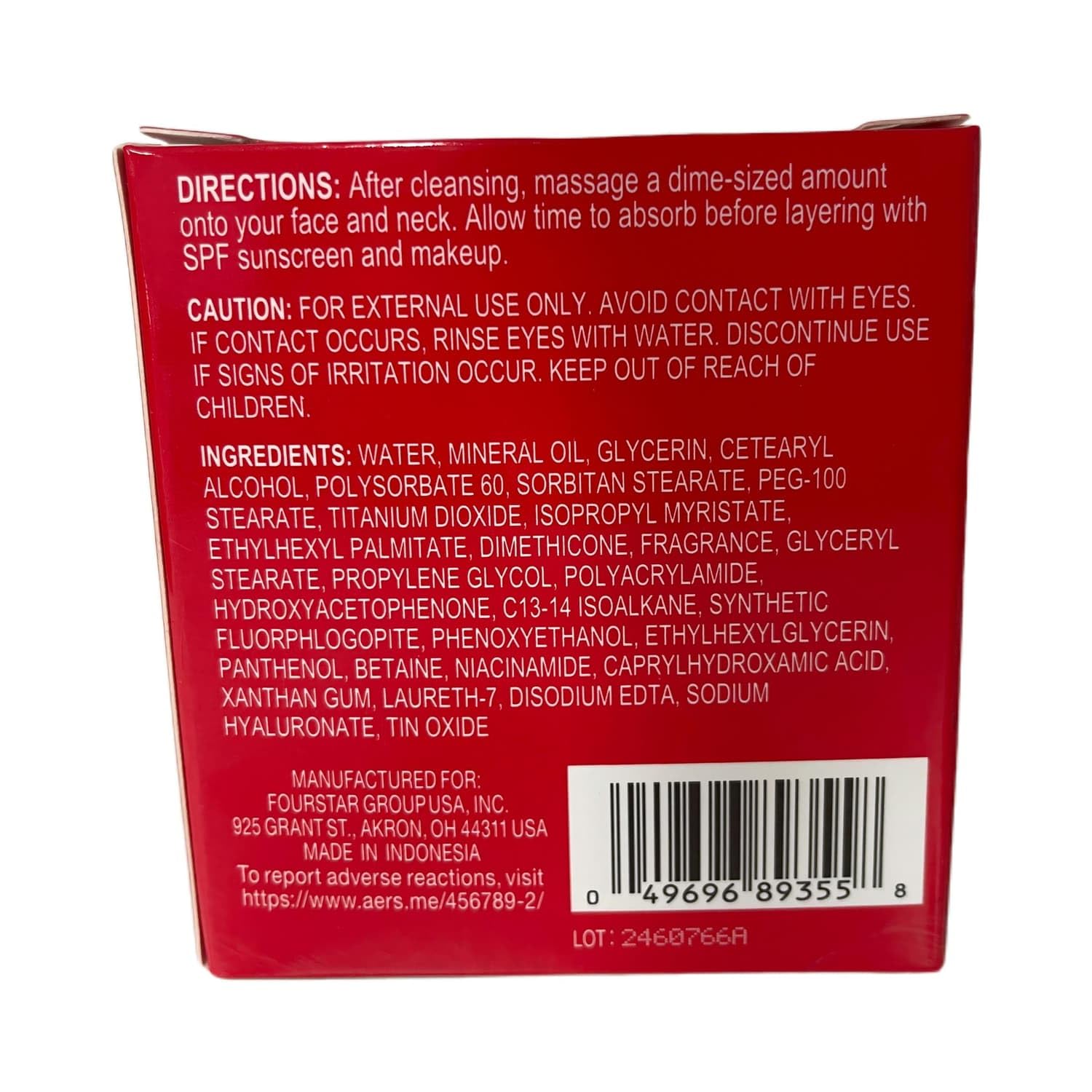 Bizzico b.pure moisturizer application on skin with dewy finish