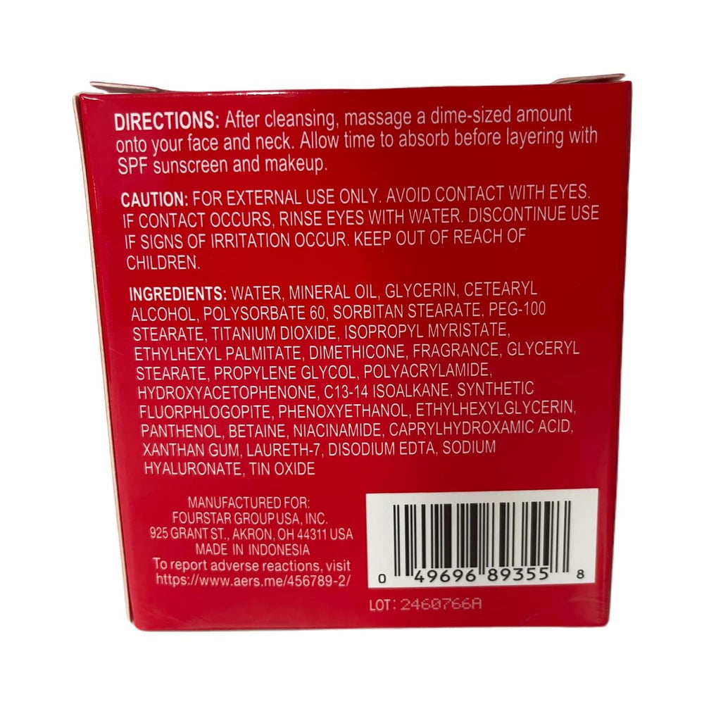 Bizzico b.pure moisturizer application on skin with dewy finish