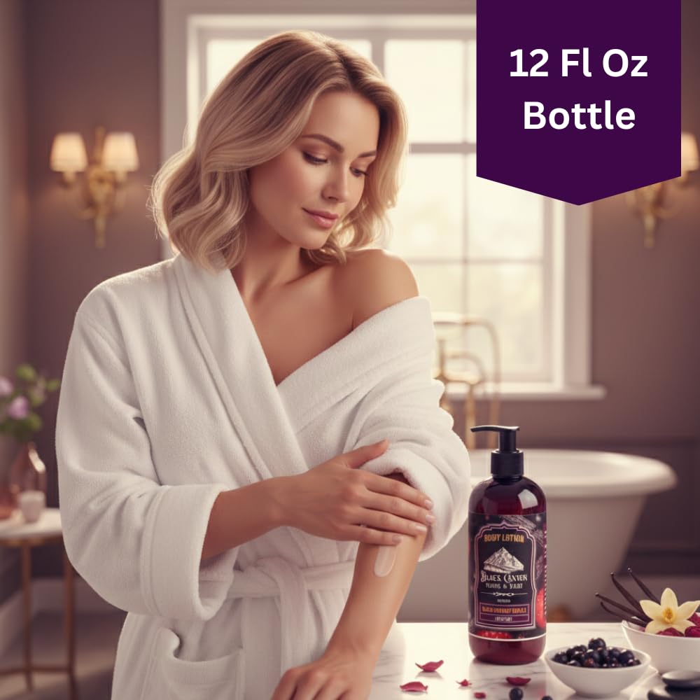 12 oz Black Canyon lotion bottle with clean branding