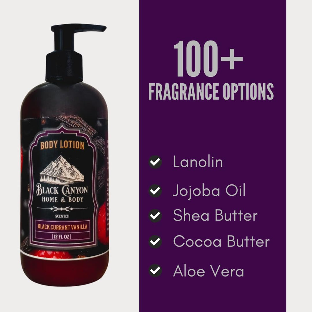 Thick, creamy lotion texture showcased with nourishing oils