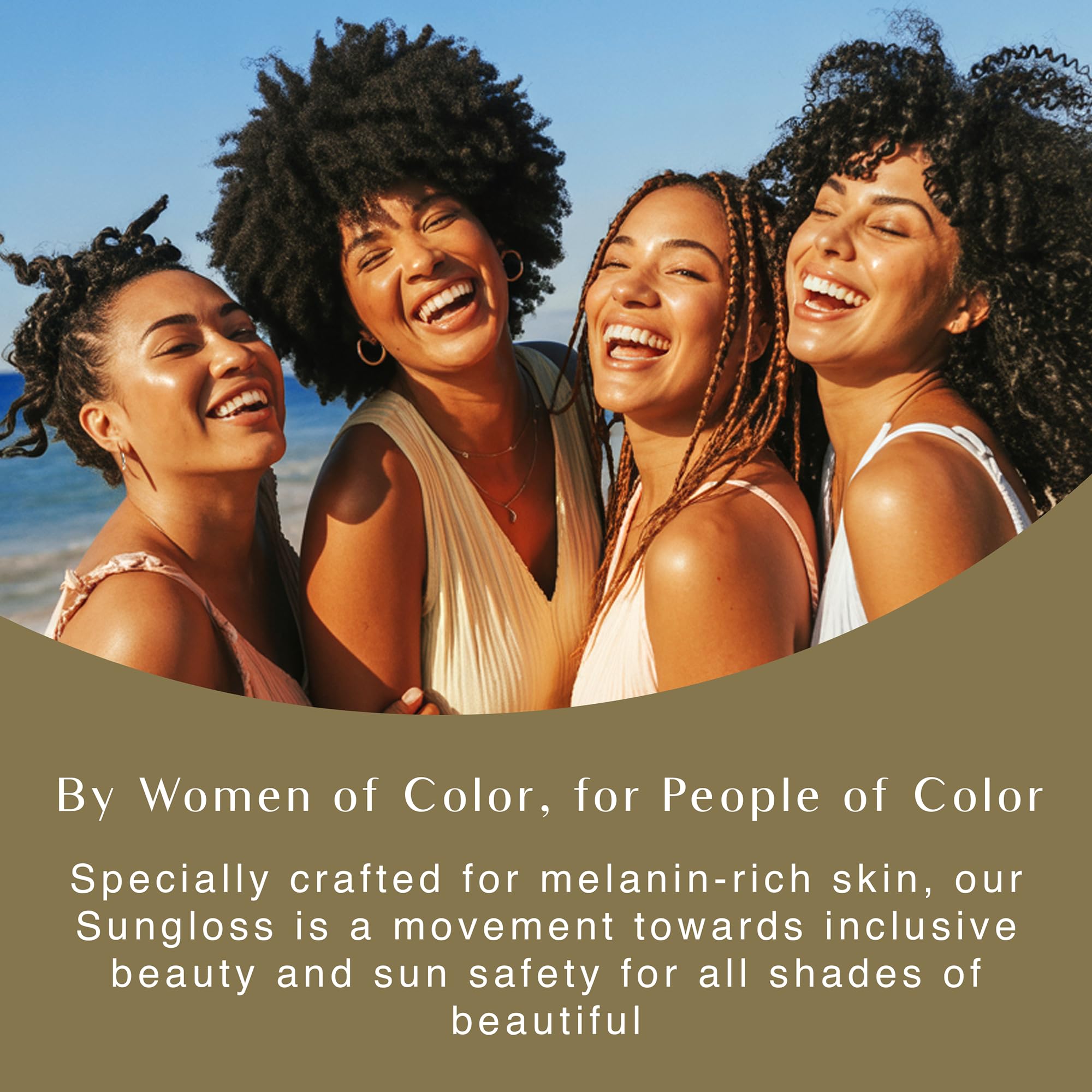 Water-resistant use of Make It Pop Sungloss Clear Skies during activities