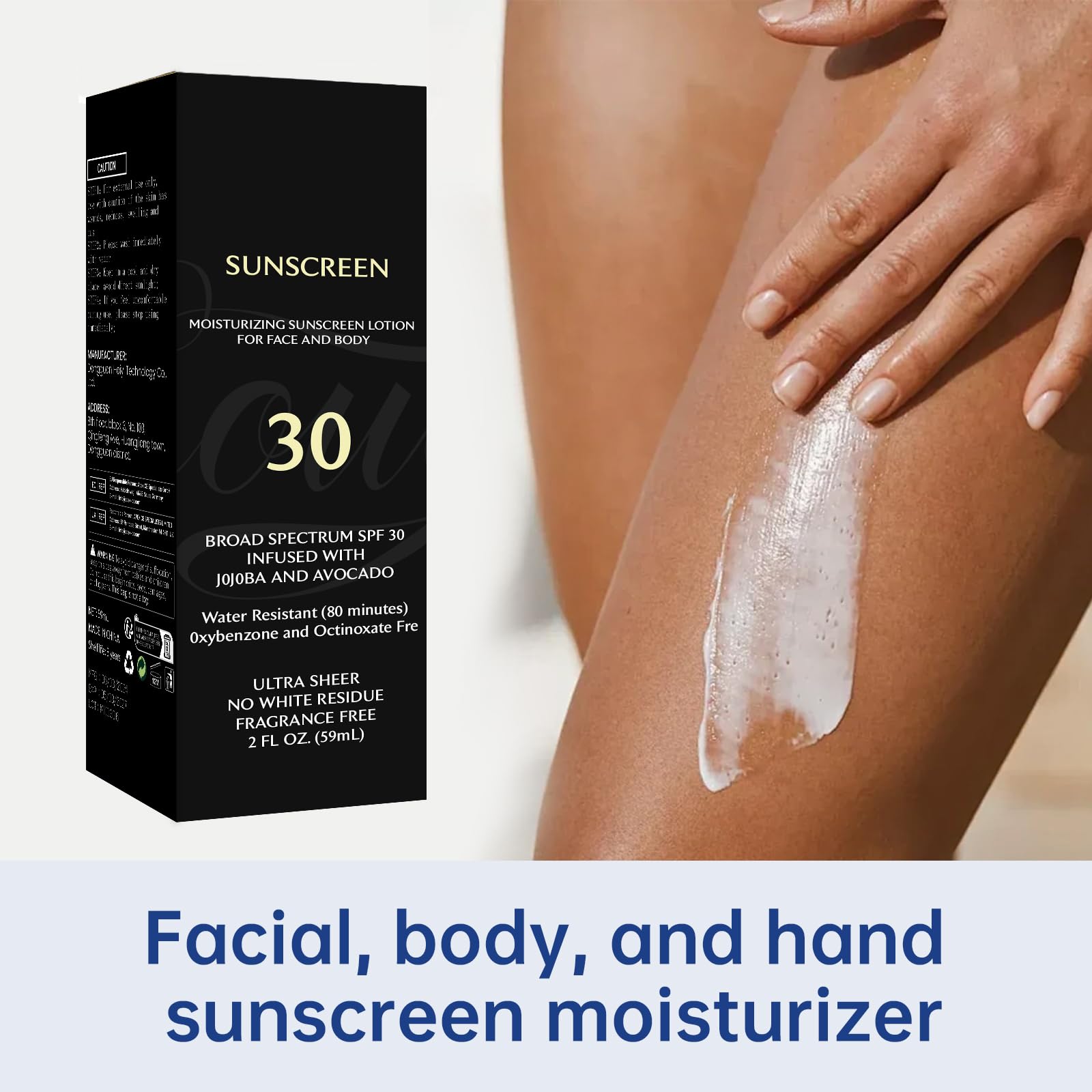 Black Girl Sunscreen sheer formula with no white cast on skin