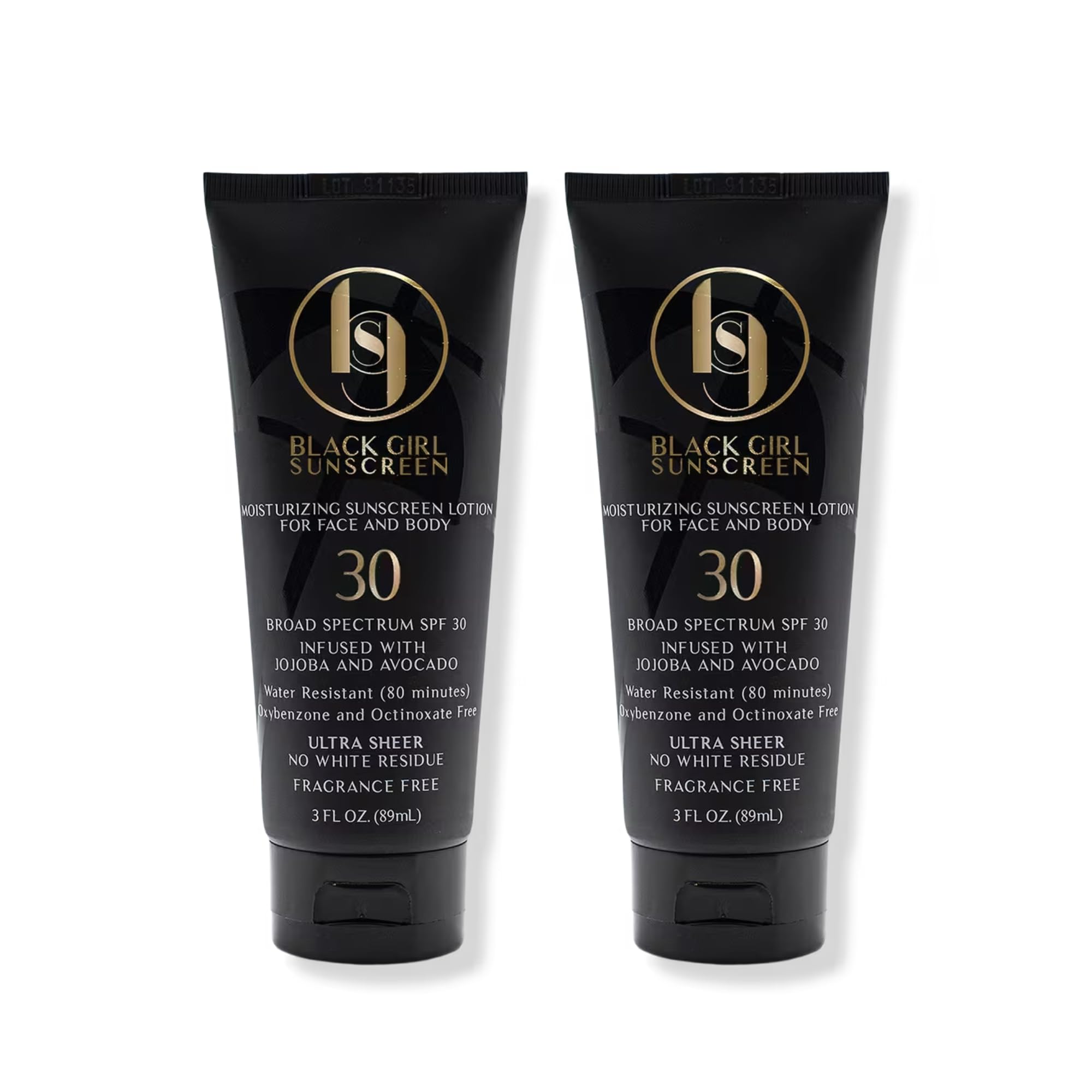 BLACK GIRL SUNSCREEN SPF 30 bottle close-up for melanin-rich skin protection