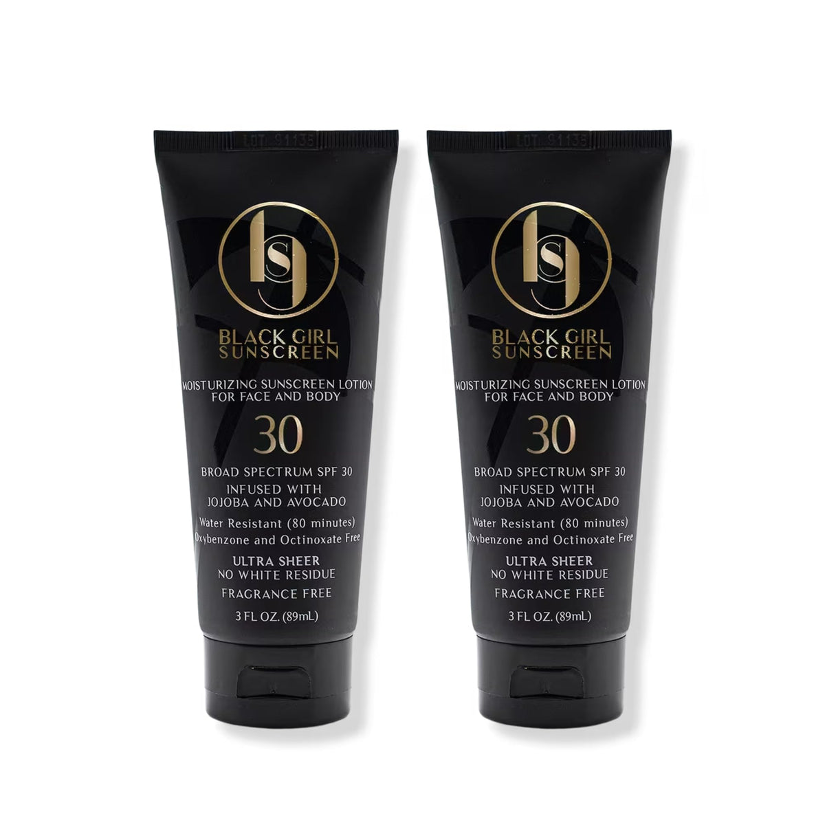 BLACK GIRL SUNSCREEN SPF 30 bottle close-up for melanin-rich skin protection