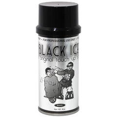 The Black Ice Original Touch Up Spray 4oz bottle highlights crisp hairline and even tone.
