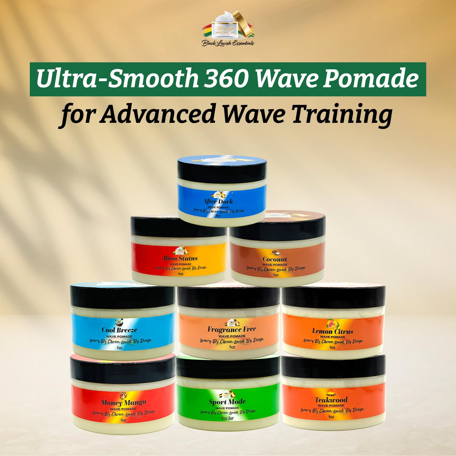 Natural ingredients emphasis highlights nourishing butters and oils