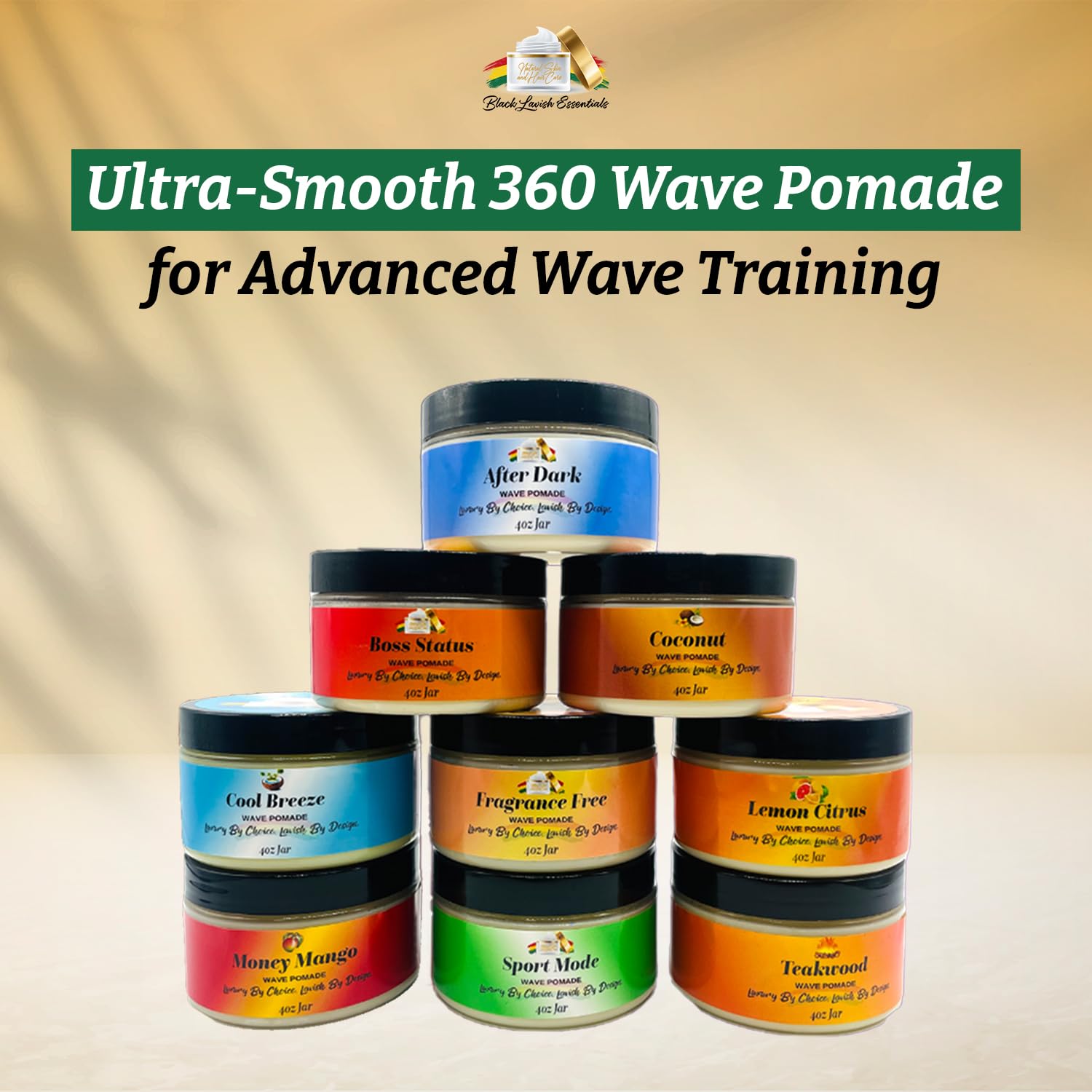 Swirl of Money Mango Pomade on fingertip shows easy application
