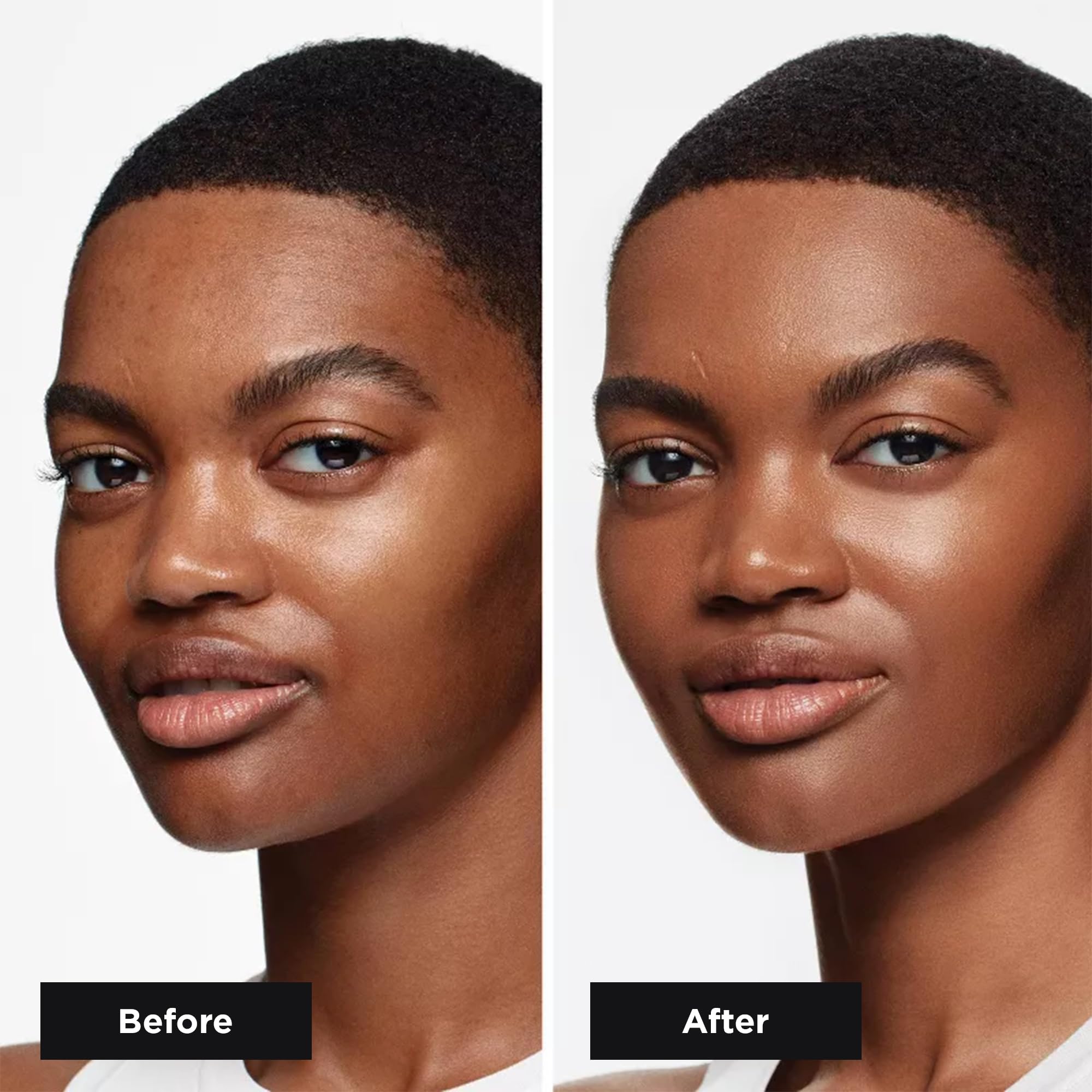 Black Opal SPF 15 nourishing foundation stick highlights vitamins C & E benefits.