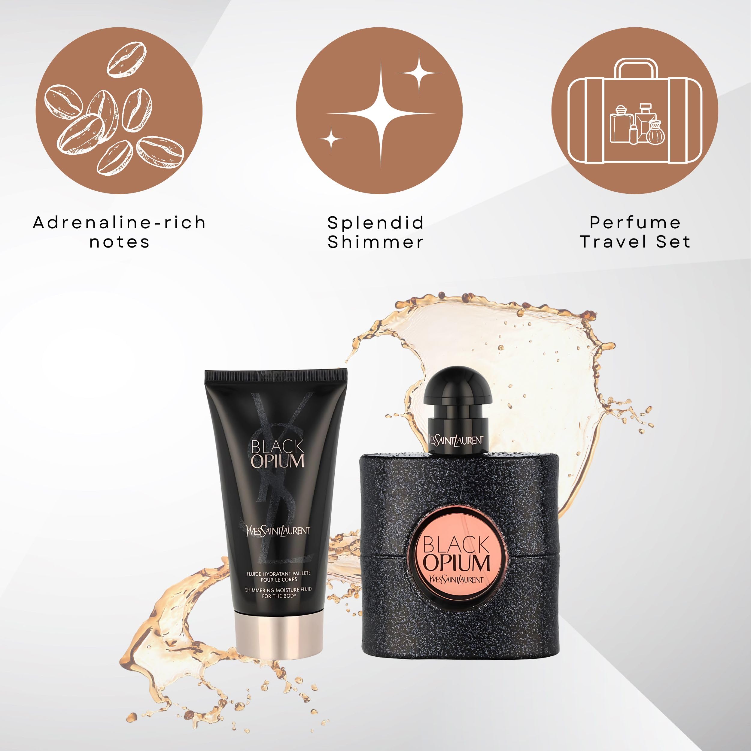 Black Opium refreshing mist spray for daily wear