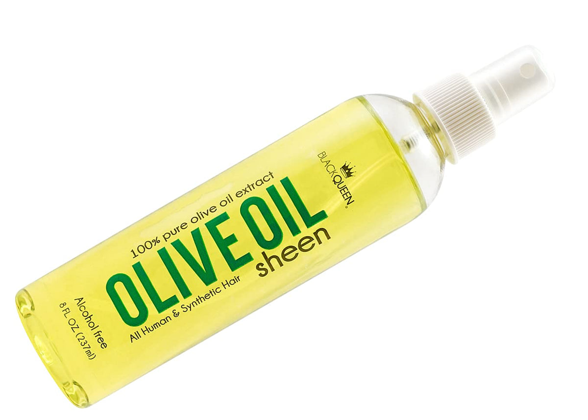 Black Queen Loc-Safe bottle front showcases lightweight shine for locs.