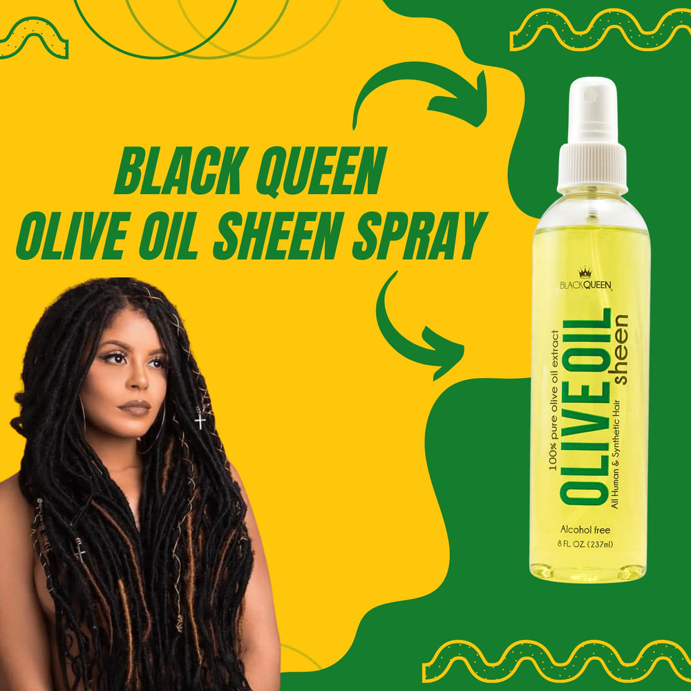 Black Queen Loc-Safe spray mist for easy daily refresh on dreadlocks.