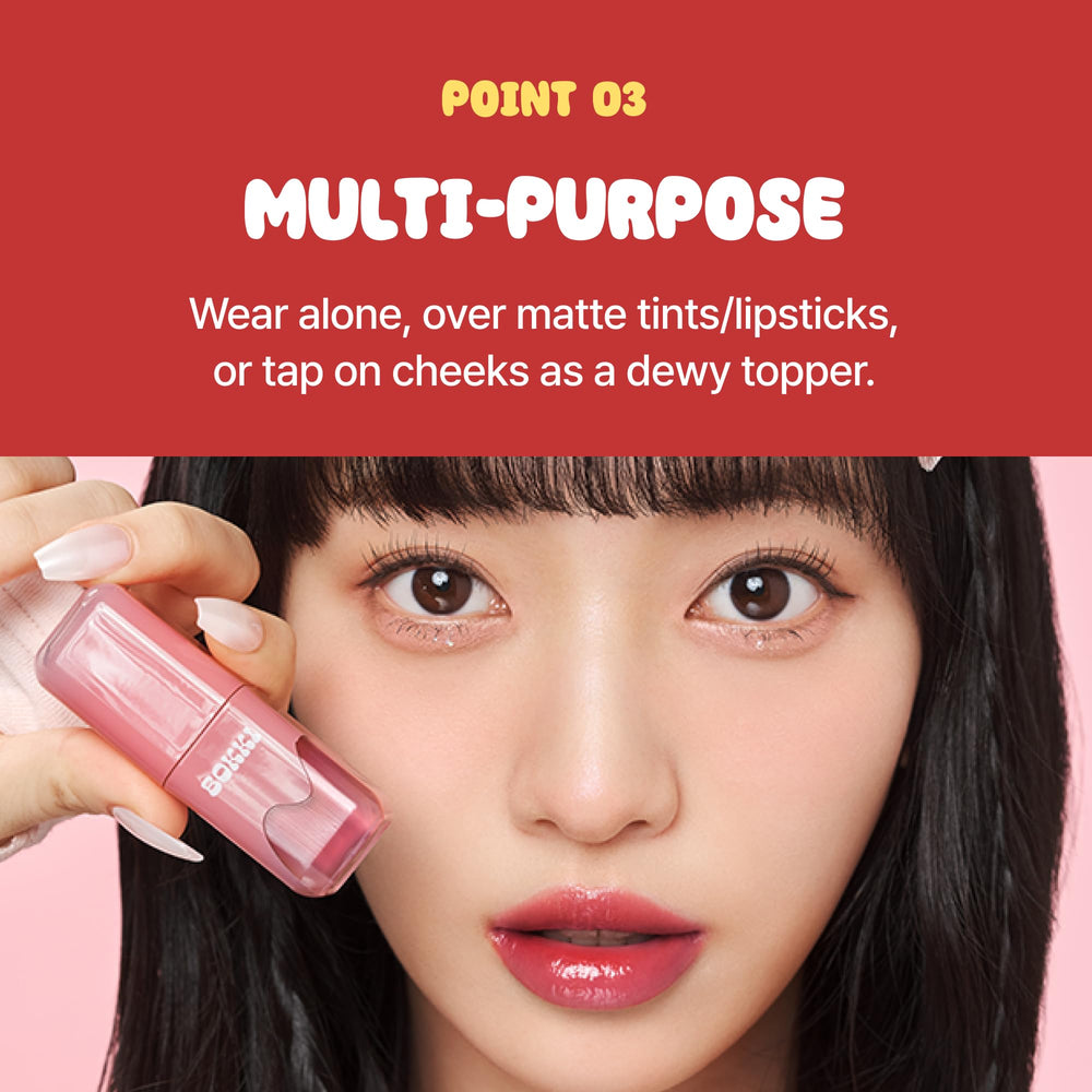 BLACK ROUGE Glow Bokki Tint GB09 packaging features Korean-inspired design.