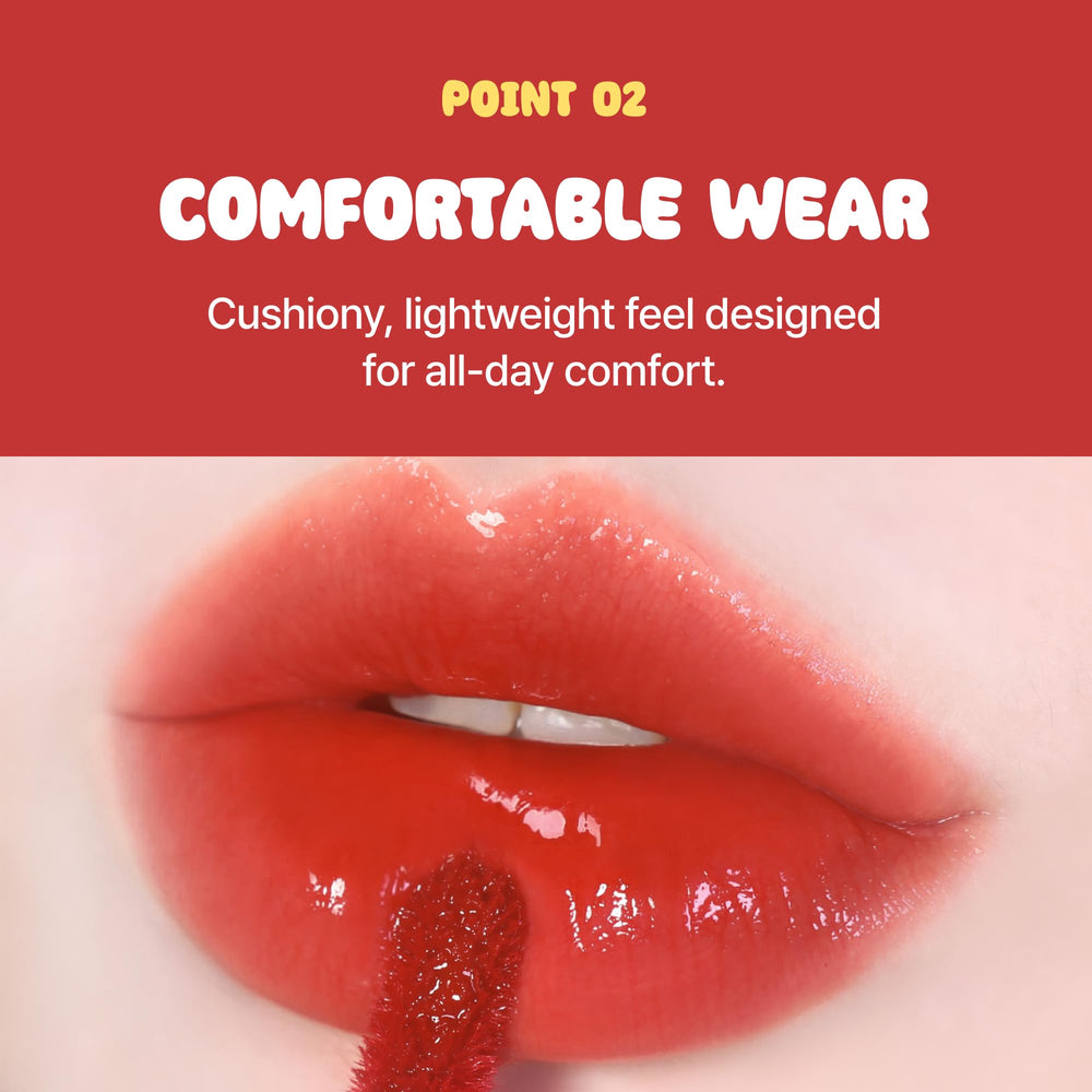 BLACK ROUGE Glow Bokki Tint GB09 on lips for everyday wear.