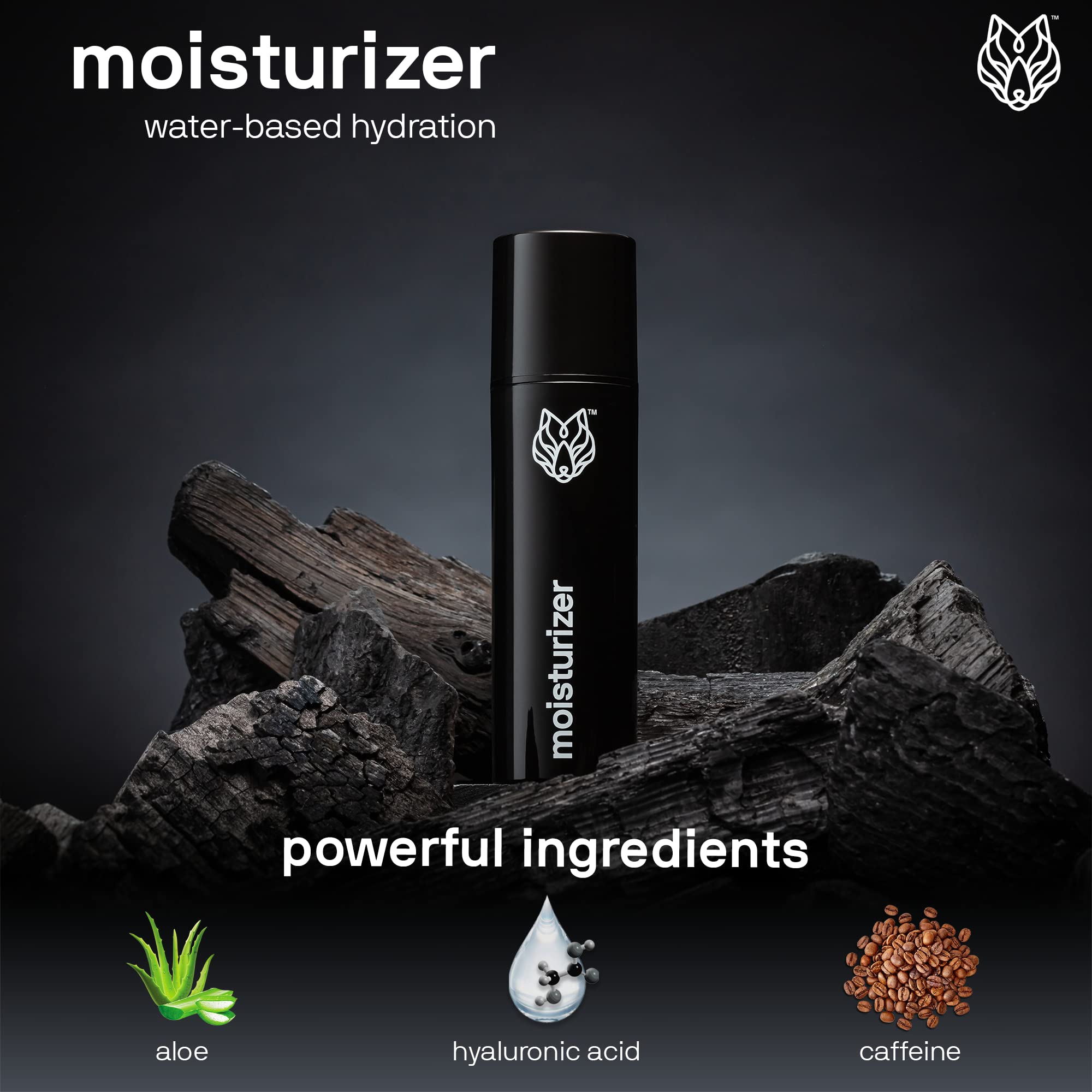 Black Wolf aloe vera moisture provides refreshing skin after cleansing