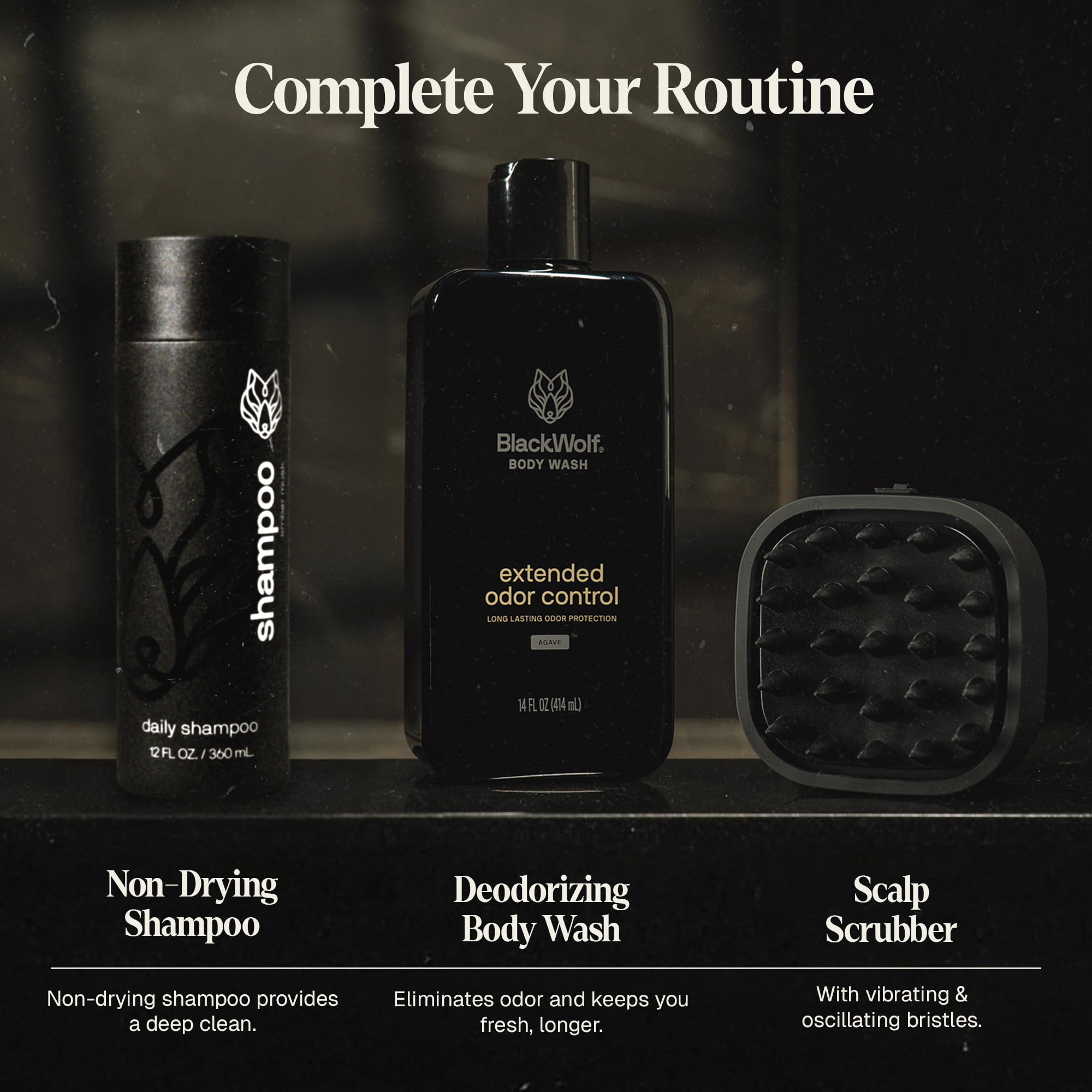All hair types supported by Black Wolf Everyday Conditioner.