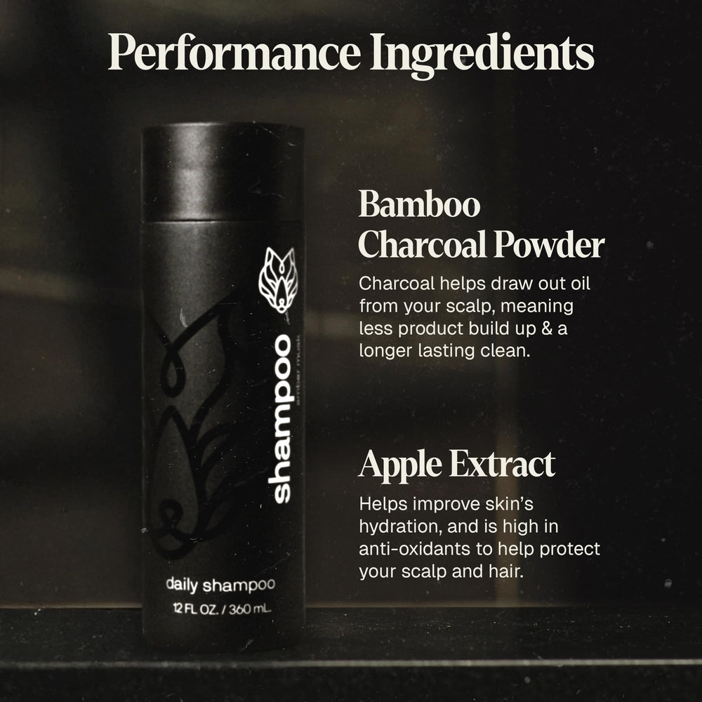 Black Wolf daily-use grooming solution keeps hair manageable and frizz-free.
