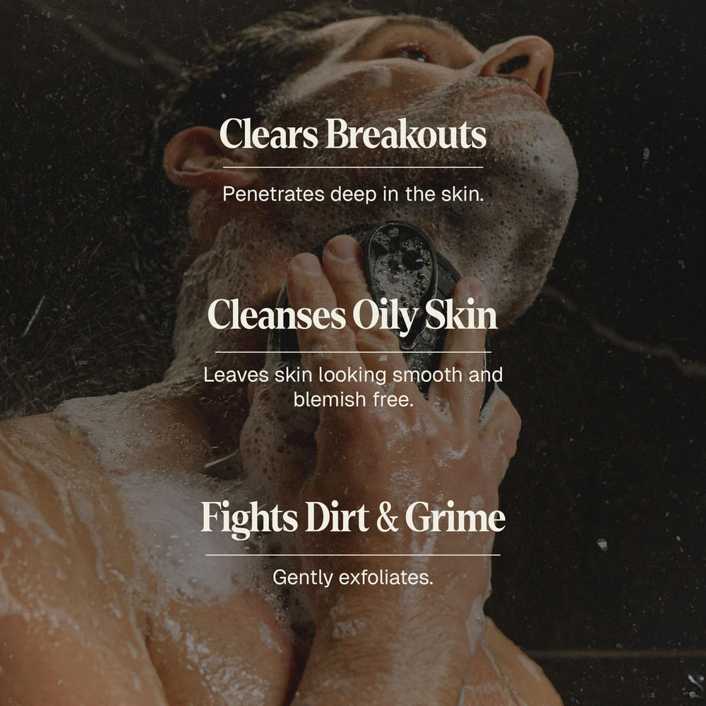Black Wolf Moisturizing Gel for men bottle highlighting hydration with hyaluronic acid.