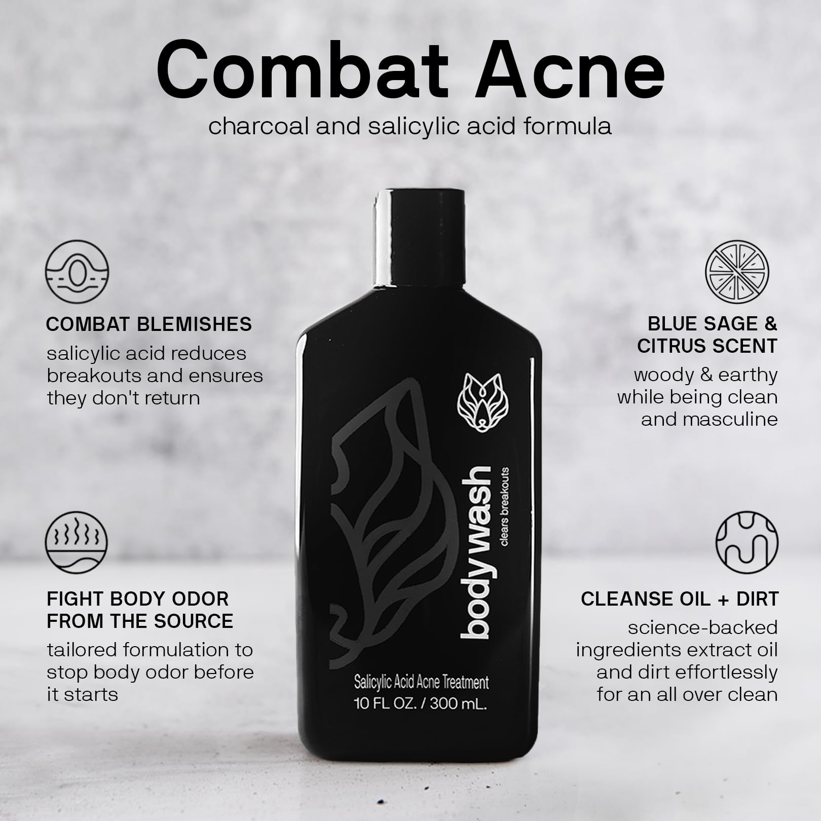 Black Wolf scent close-up reveals blue sage and citrus aroma