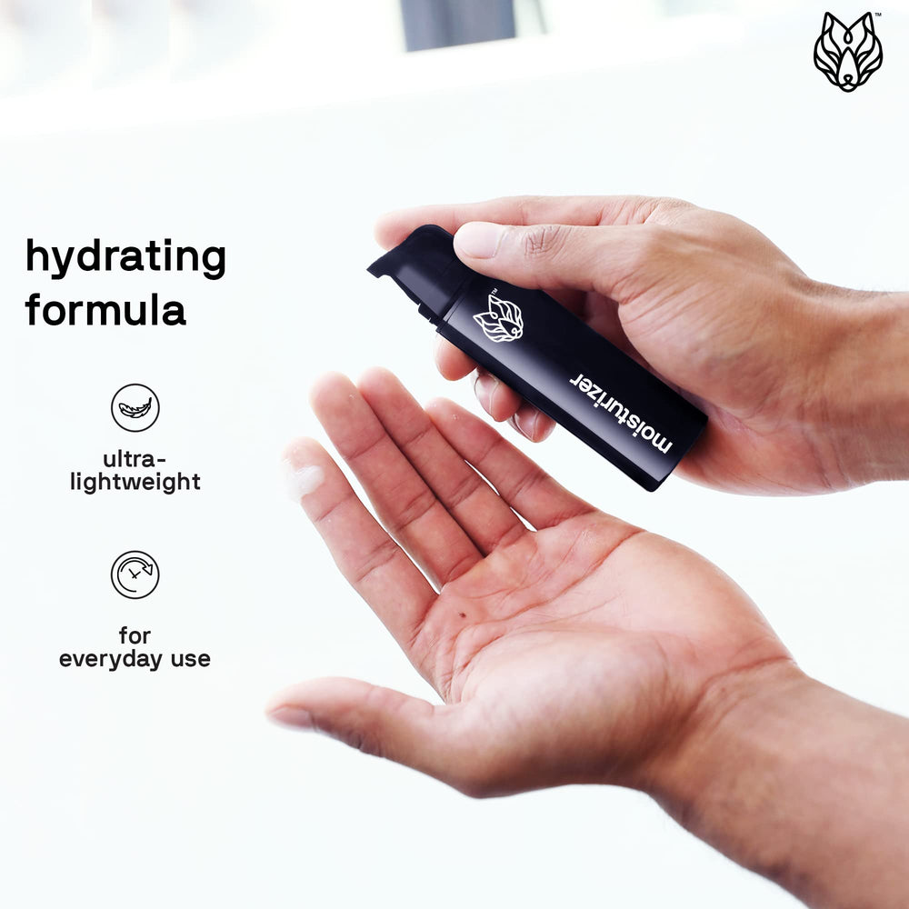 Black Wolf water-based formula offers breathable, oil-free hydration