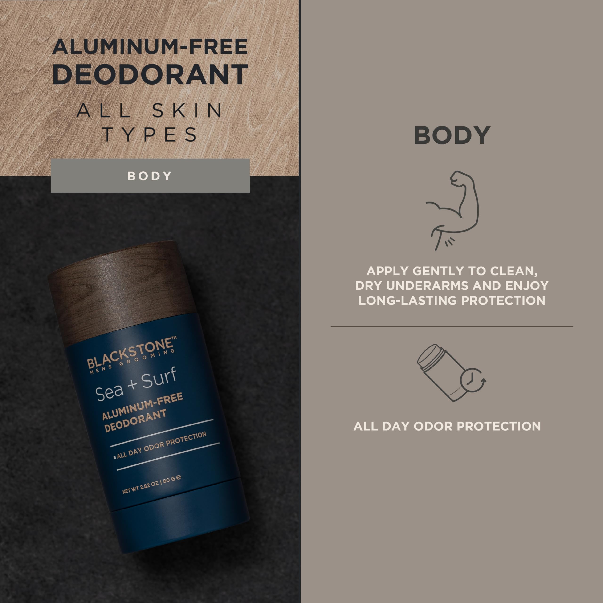Ingredients panel emphasizes skin-friendly, paraben-free ingredients