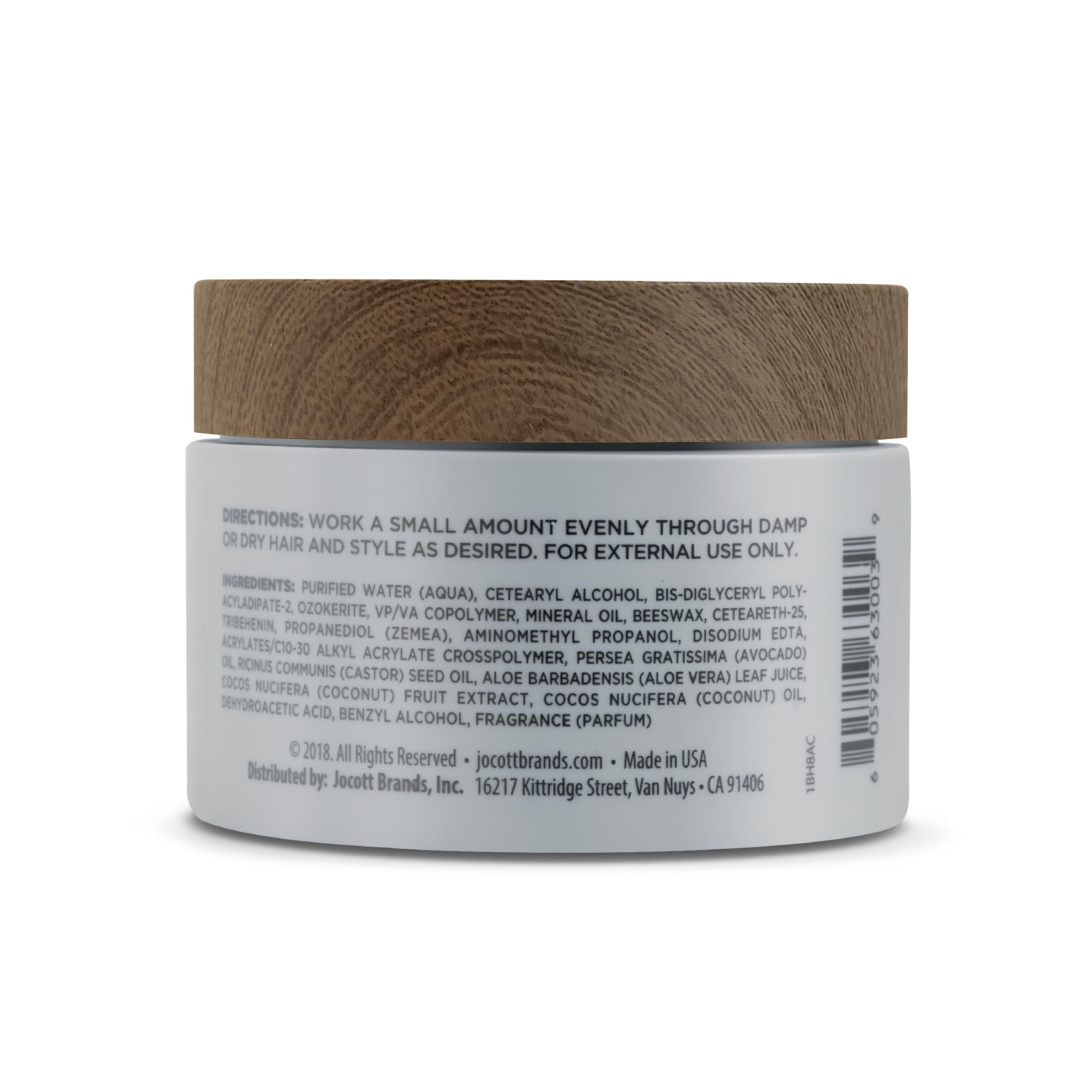 Blackstone Thickening Fiber Paste swatch highlights natural hold with a matte, non-greasy finish.