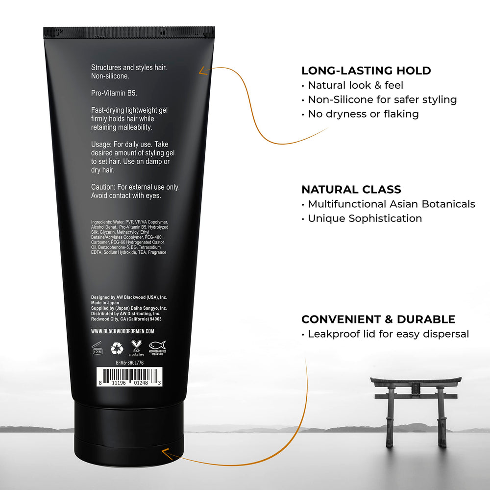 BioFuse gel texture swatch highlighting flexible hold for all hair types.