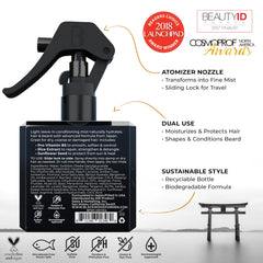 Blackwood For Men hydrator mist dispensed for even application.