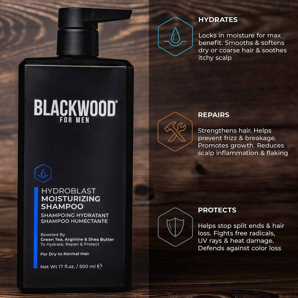 Green Tea and Clove Flower detail in Blackwood For Men Hydroblast.