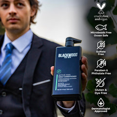 Close-up of thickening formula texture for deeper scalp action.