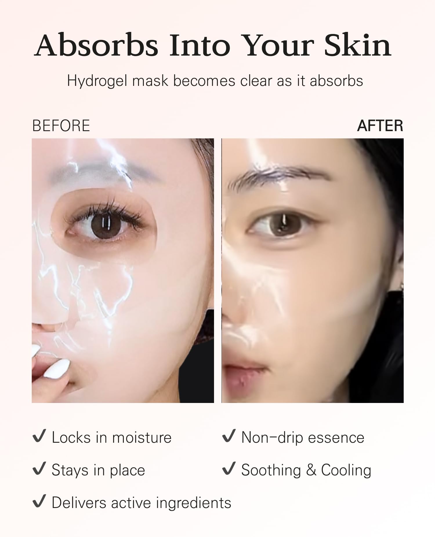 BLANC DUBU Nuborn Cell Hydrogel Mask overnight application for morning glow