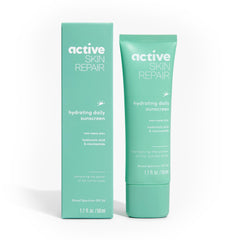 BLDG ACTIVE Active Skin Repair SPF 50 bottle shows daily mineral sunscreen protection.