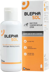 Blephasol Lotion 100ml bottle for gentle eyelid cleansing.