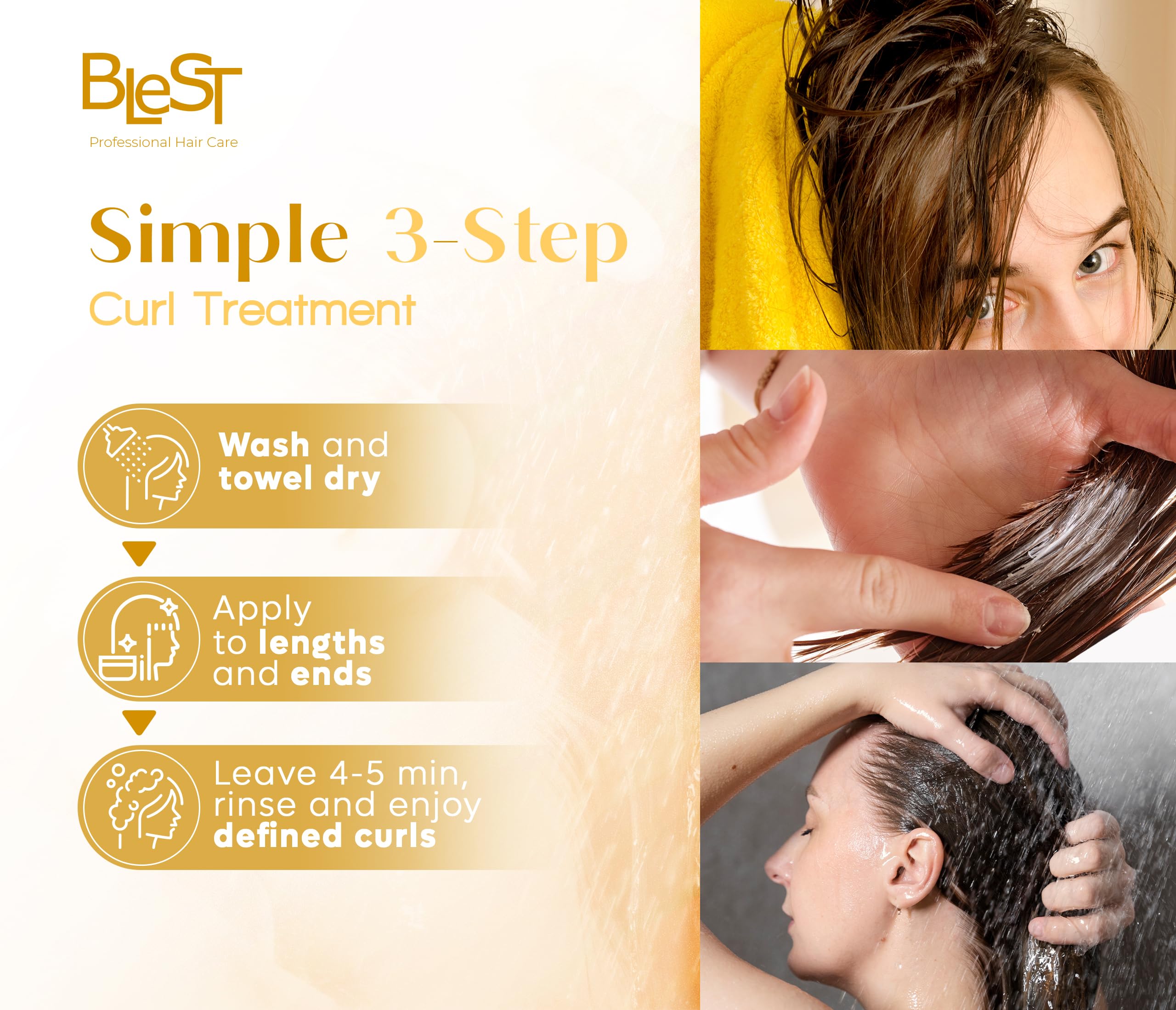 BLEST mask ingredients protein, collagen, and vitamin B5 for strength