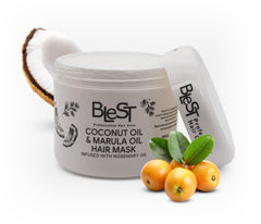 BLEST Professional Hair Care Mask packaging close-up highlighting premium formula for deep repair.