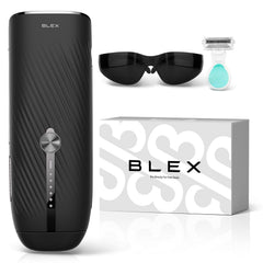 Blex laser hair removal device front view for at-home convenience and professional-like care.