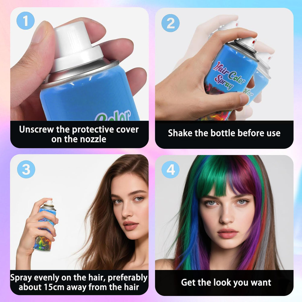 BliBling purple hair color used for Christmas party looks