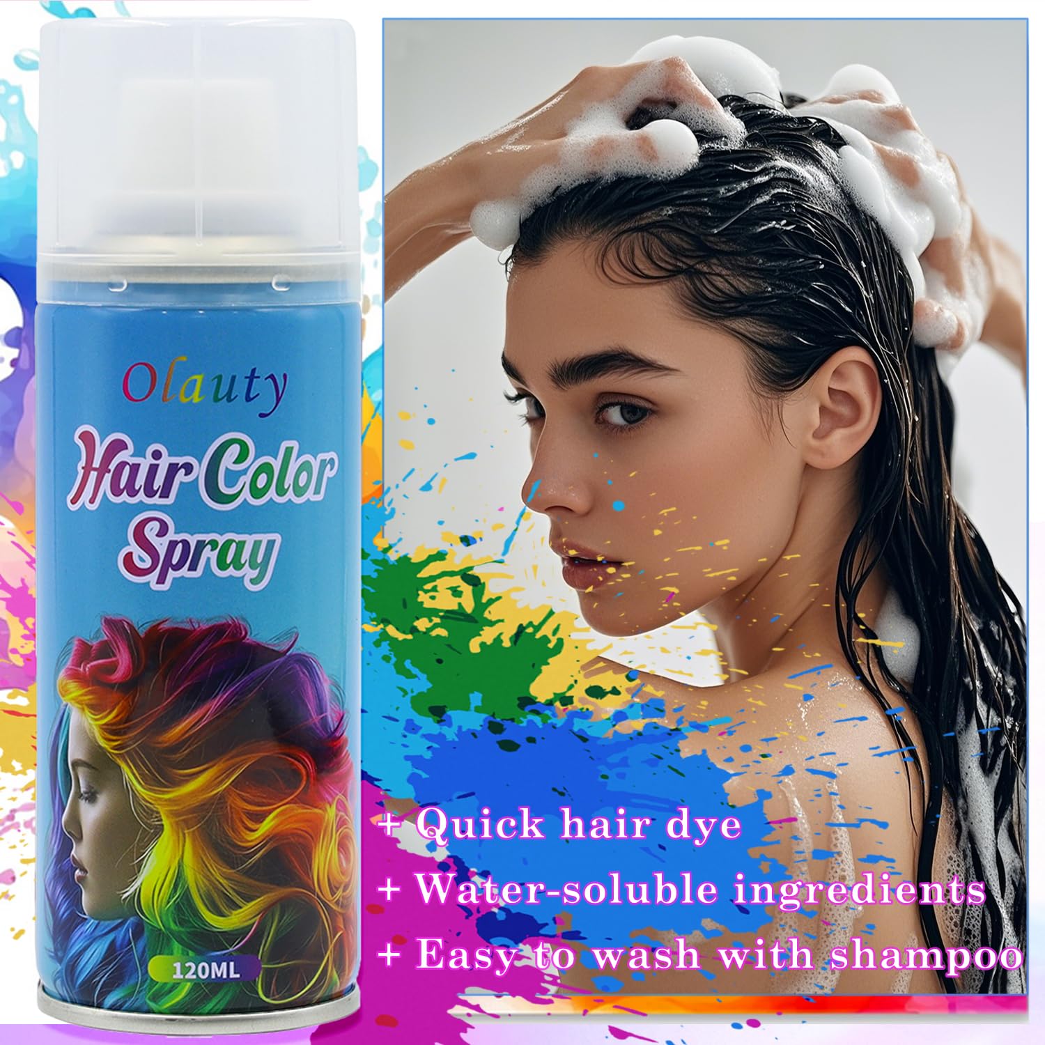 BliBling party-ready purple hair color for festive styles