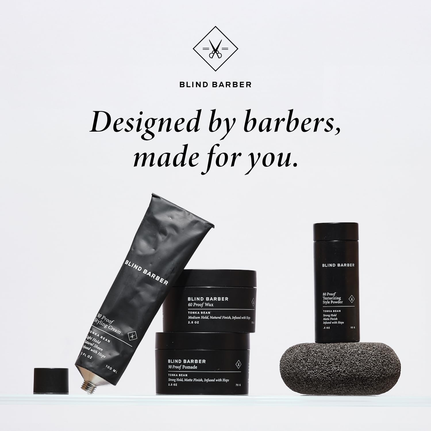 Bathroom scene with the Blind Barber Daily Face Moisturizer in a masculine grooming setup