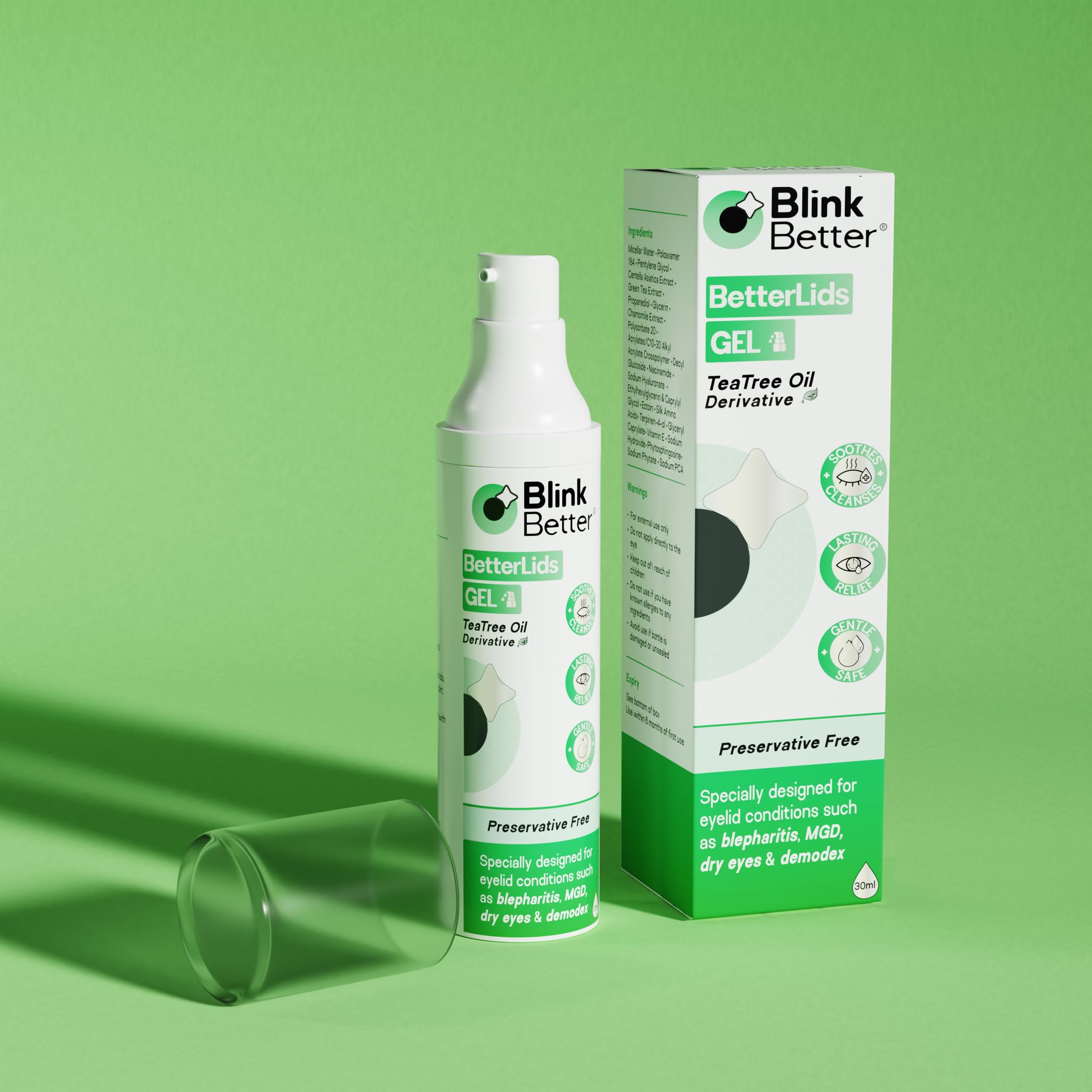 BetterLids packaging 30ml bottle for travel-friendly daily use.