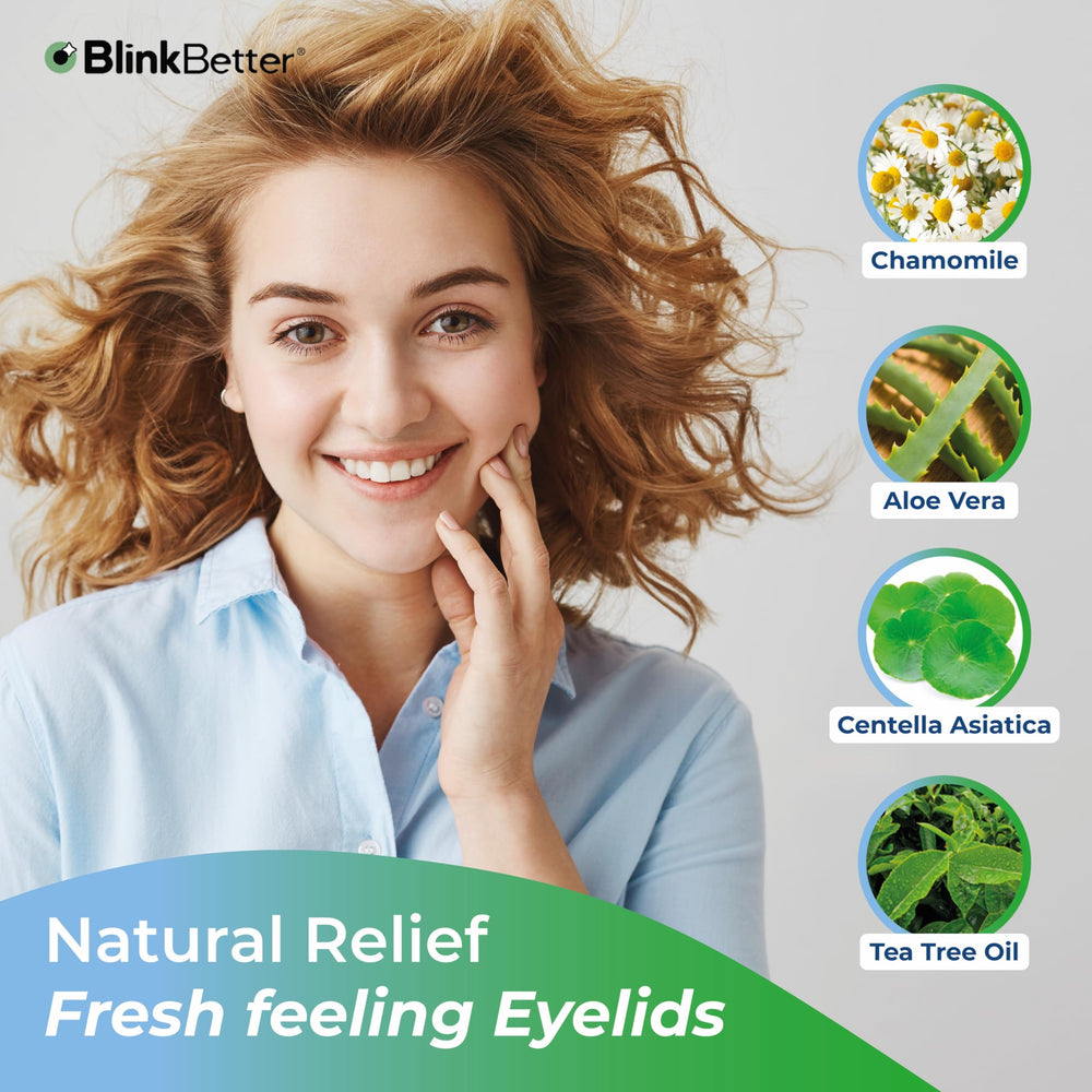 BlinkBetter dual-textured wipes closeup showcases thorough yet soft cleaning.