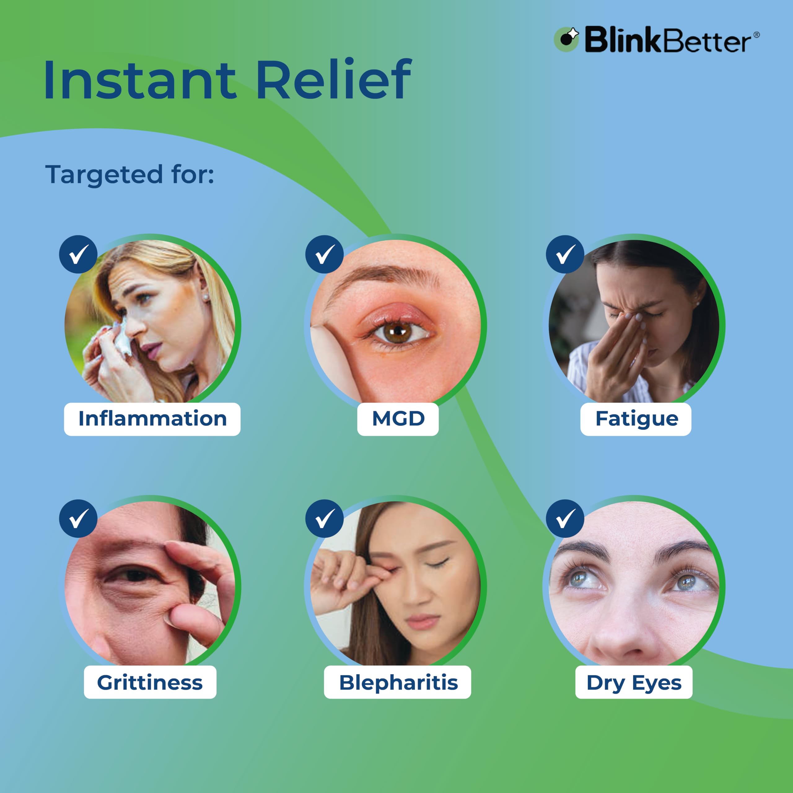 BlinkBetter Tea Tree Oil ingredient visual highlighting natural cleansing properties.