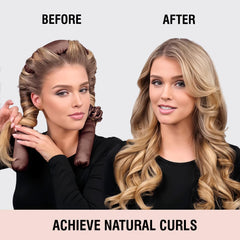 BLINKEEN jumbo heatless curling rod with satin finish for smooth wear