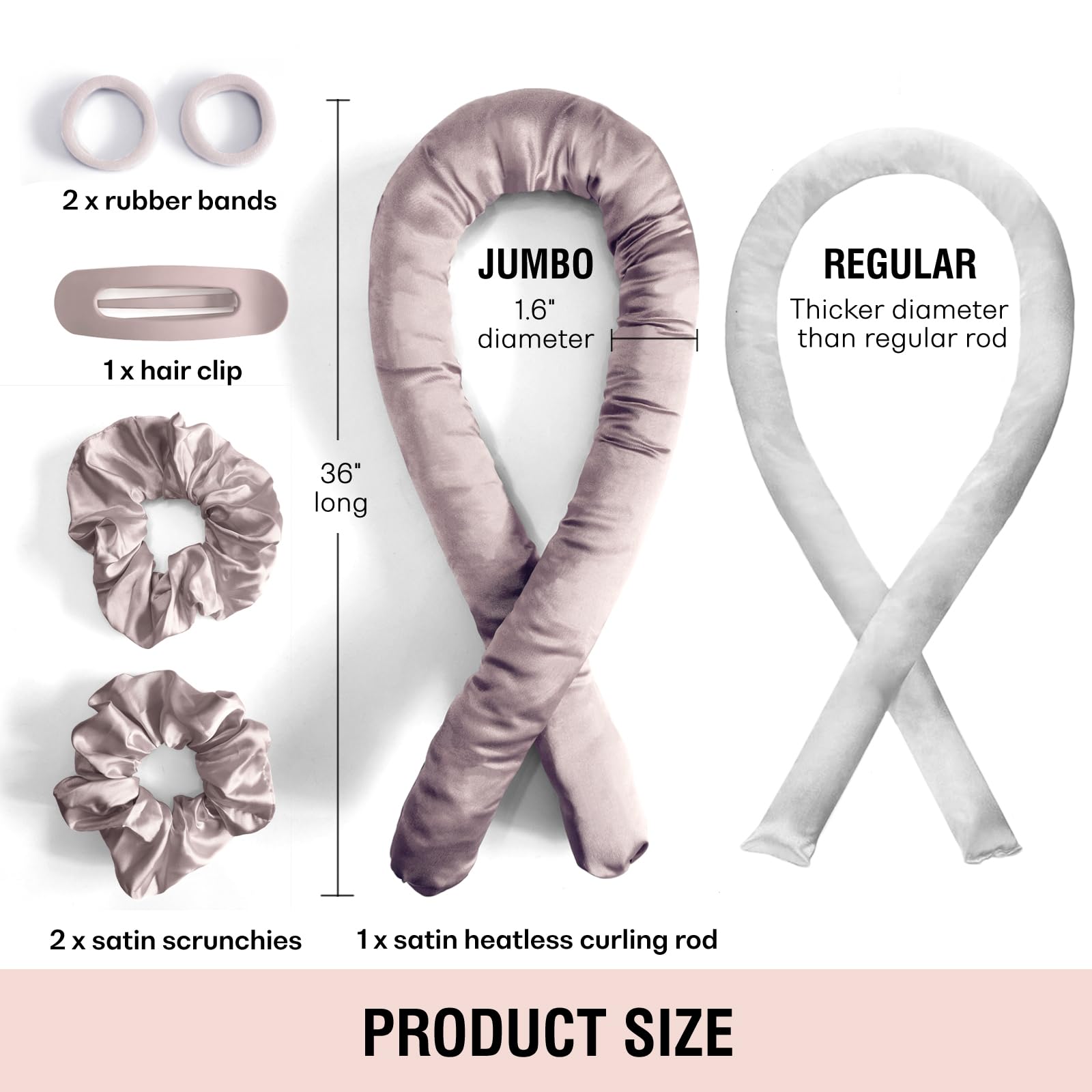 BLINKEEN satin scrunchies secure wraps for smooth hair.