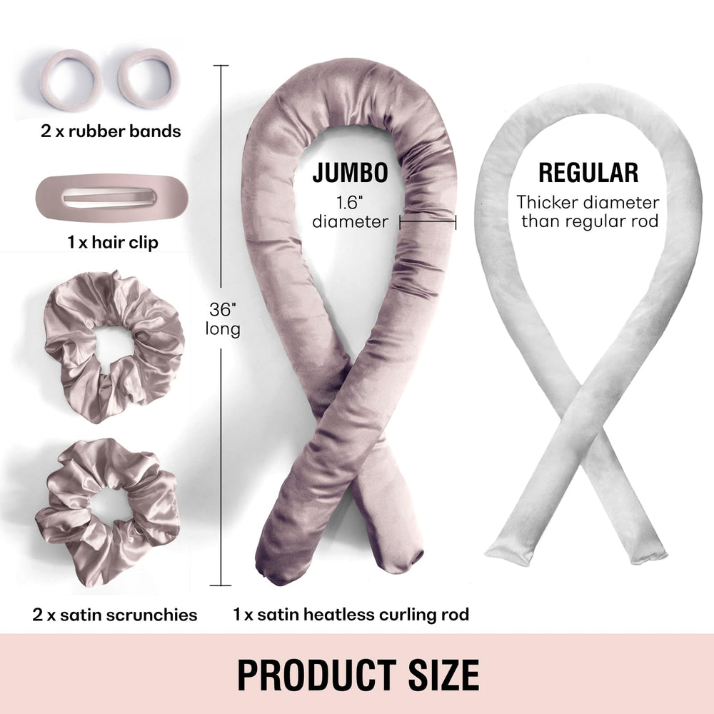 BLINKEEN satin scrunchies secure wraps for smooth hair.