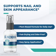 Blinzador foot-nail care ritual highlights plant-based nourishment for daily use.